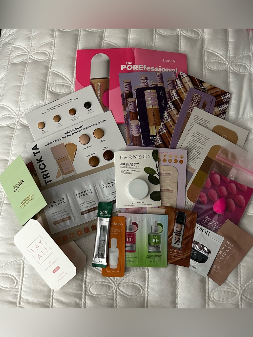 Skincare foundation Sample bundle